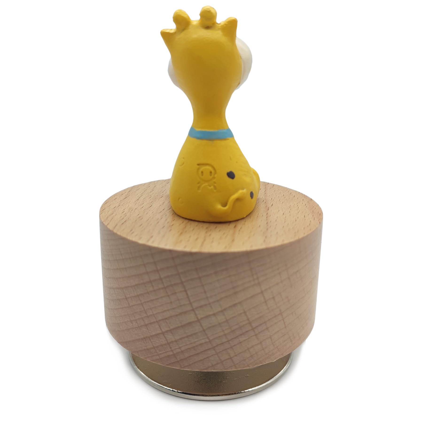 Mini Scatola Musicale in Legno Animale, con Grazioso Ornamento a Giraffa (You Are My Sunshine.)
