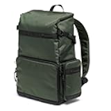 Manfrotto Street Slim Photography Backpack for Mirrorless and Reflex Camera, Front and Rear Access, Removable Camera and Laptop Inserts, Compact Backpack for Photography Accessories, Colour Green