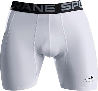 Mens Compression Shorts Gym Running Base Layer Shorts Tights Breathable Fitness Workout Yoga Shorts with Phone Pockets