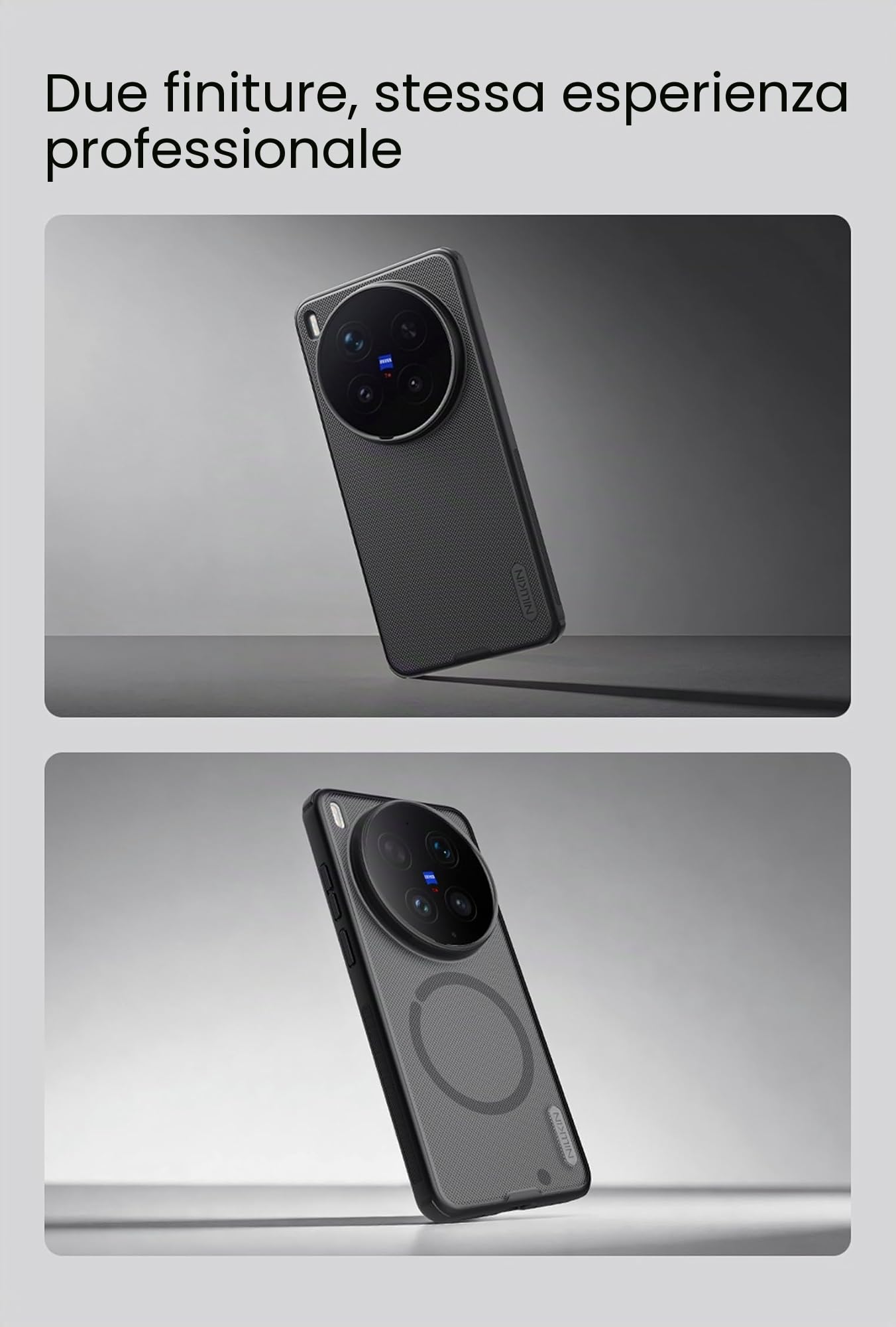 COQUE Custodia per vivo X300 Ultra Custodia Magnetica Super Frosted Shield Pro per vivo X300 Ultra Attacco Magnetico Invisibile-Nero