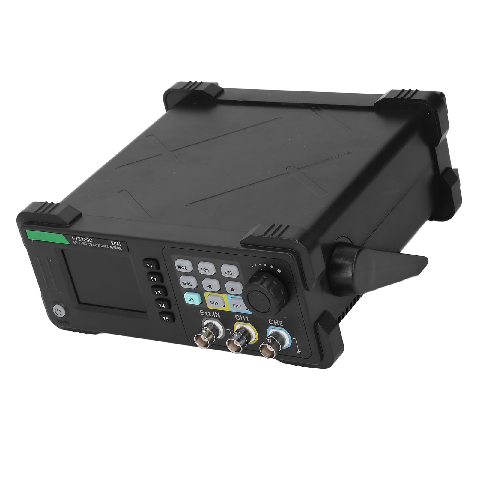 Generador de funciones de 2 canales Generador de forma de onda arbitraria Pantalla LCD de alta precisión de 3,5 pulgadas Frecuencia de muestreo de 200 Msa/S para ingenieros