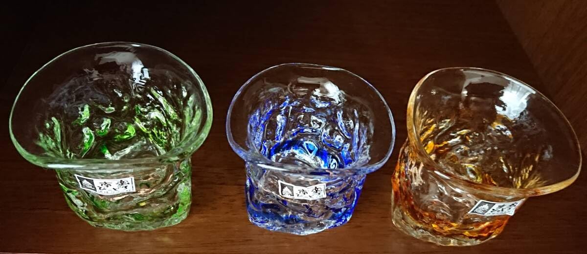✨未使用✨硝子工芸品 琉球ビードロ硝子 ペアグラス 2025年最新】琉球びーどろの人気アイテム - メルカリ