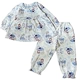 [タキヒョー] アナと雪の女王 総柄 ベビー服 ダイヤキルト 長袖パジャマ ピンク キャラクター 215104706-01 【90cm】