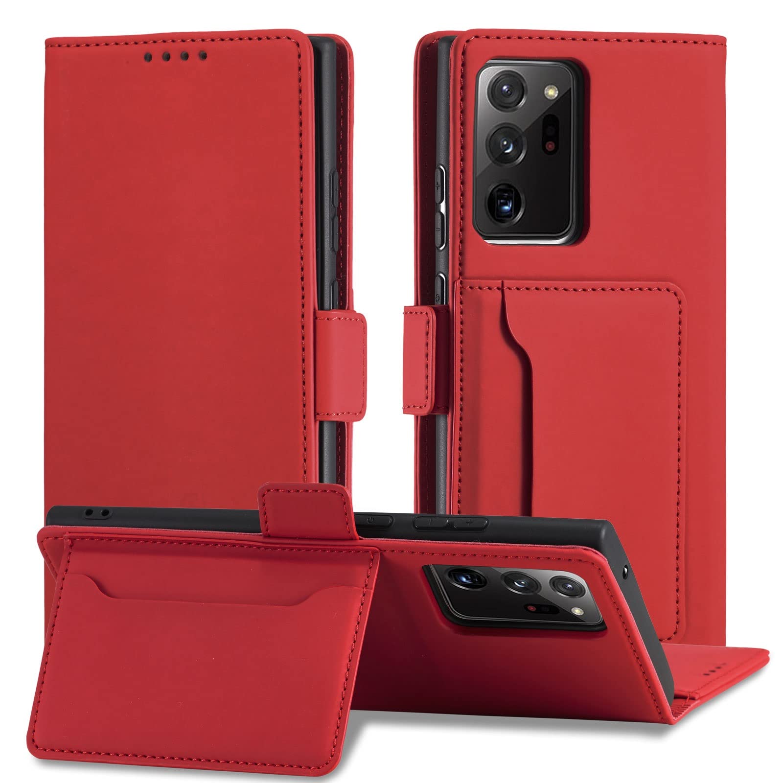 Housse antichoc pour Samsung S20 Plus avec fente carte et clapet de protection