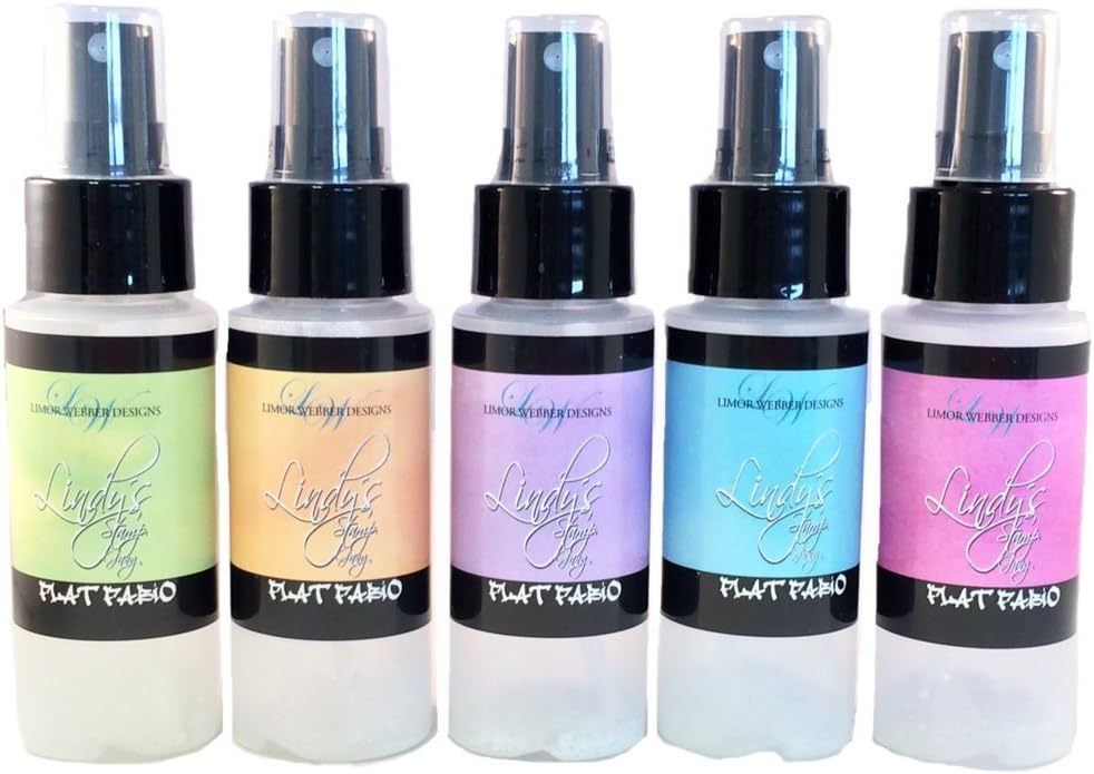 Lindy's Stamp Gang Flat Fabios Set, Under The Boardwalk, 5 Per Package