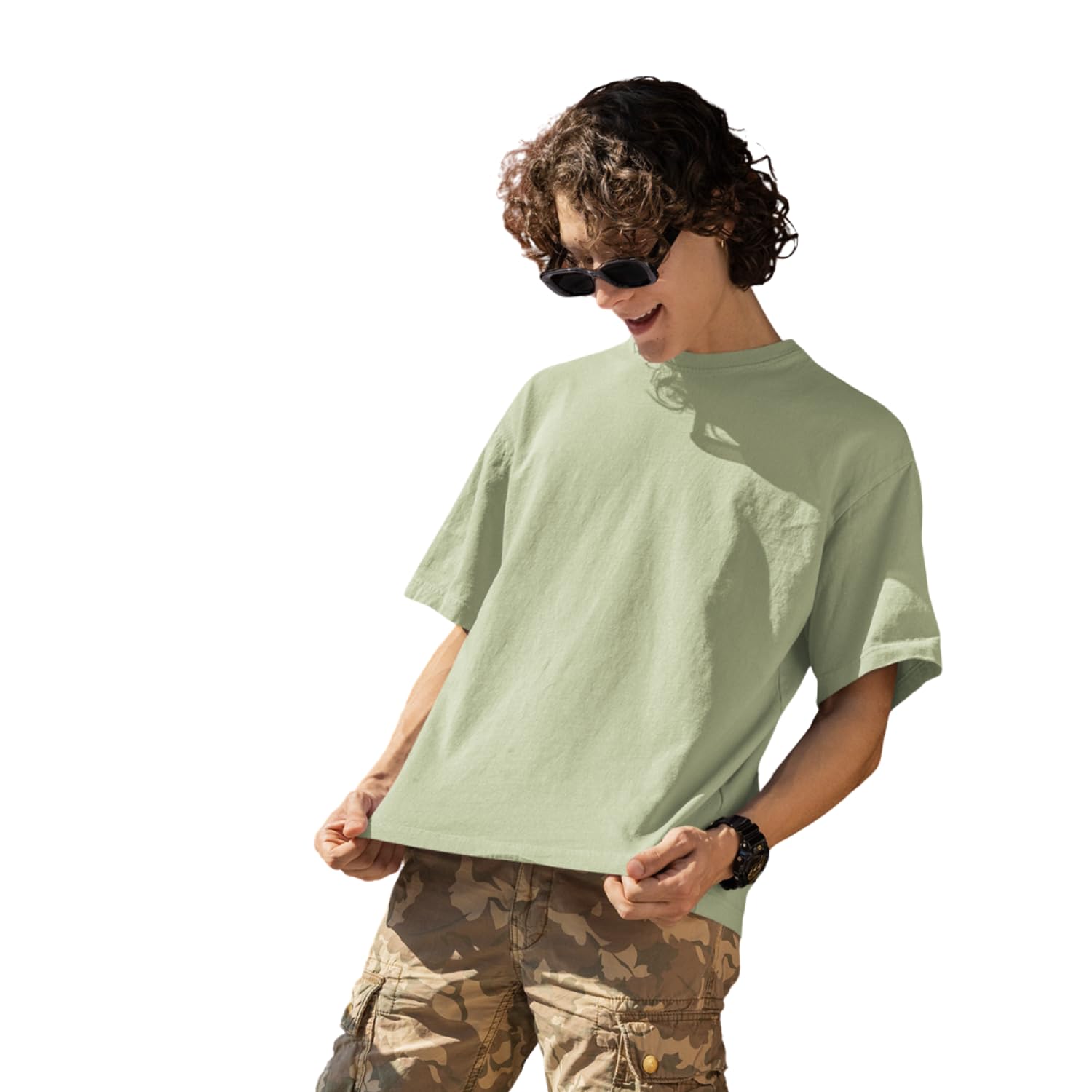 Anti UV-Ray T-Shirt | Sage Green | Sustainable