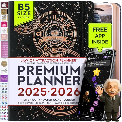 2025-2026 Weekly & Monthly Planner with Stickers