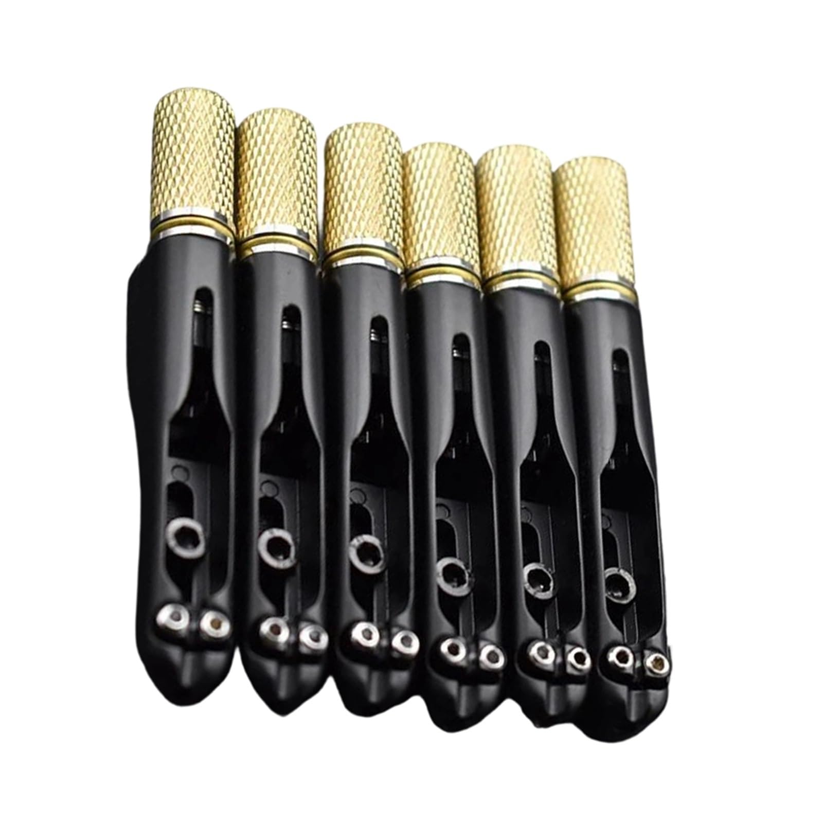 Silla De Puente De Metal Para Guitarra Sin Cabeza Accesorios De 6 Cuerdas | Puente de guitarra