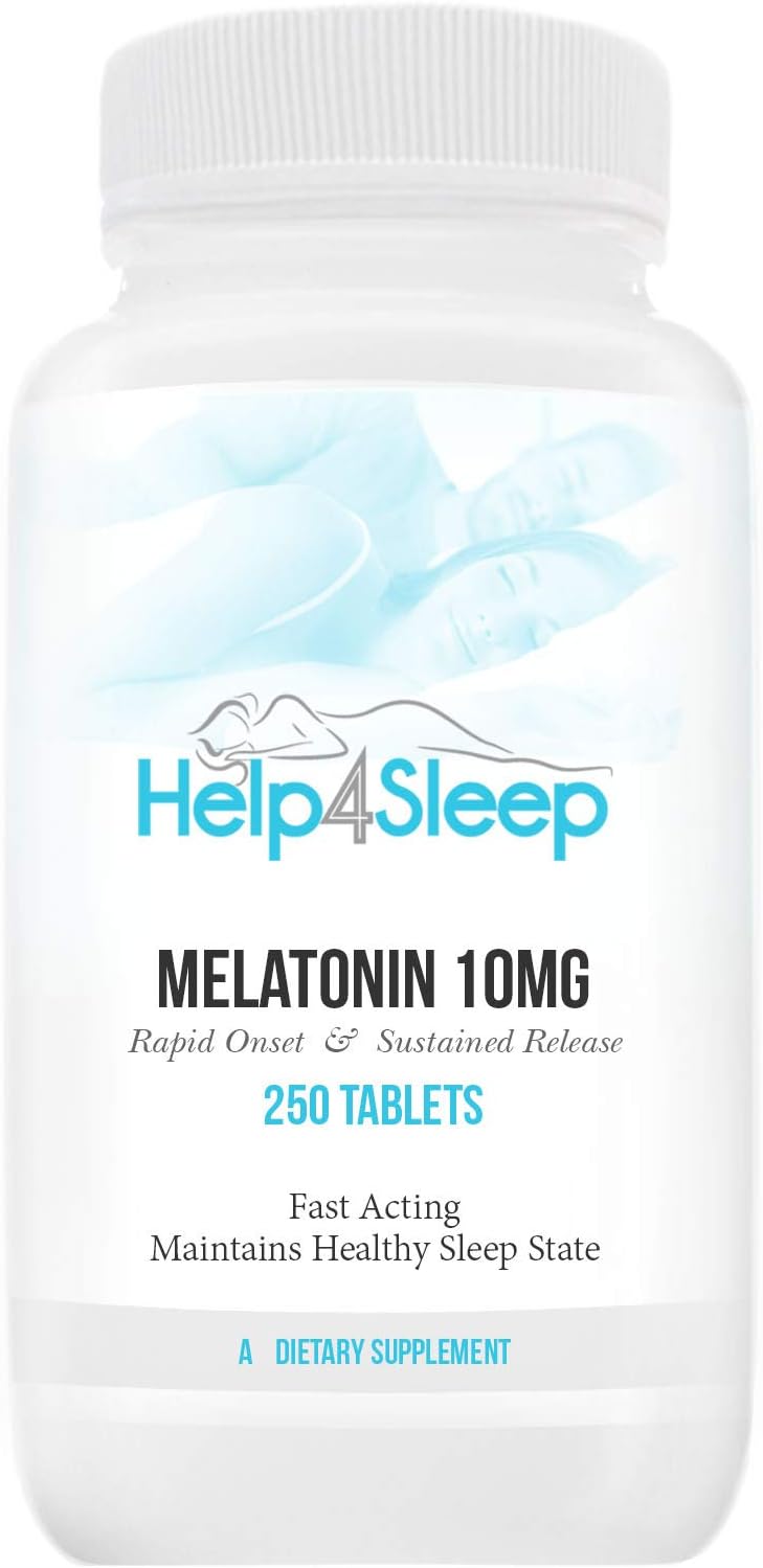 Melatonin 10mg Sustained Release - 250 Tablets