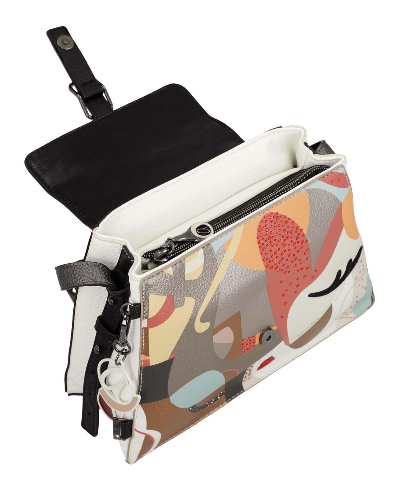 Bandolera mujer Anekke Eikon 42753-560 con solapa y cremallera - Mujer