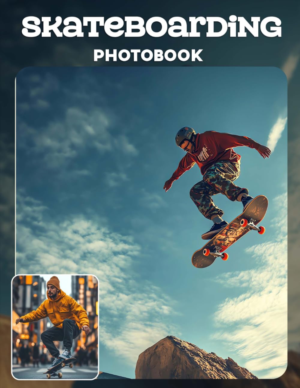 Skateboarding Photo Book: Urban Skateboard Tricks And Street Style Moves | Action Shots And Emotions Captured Across 40 Exciting Pages For Skaters