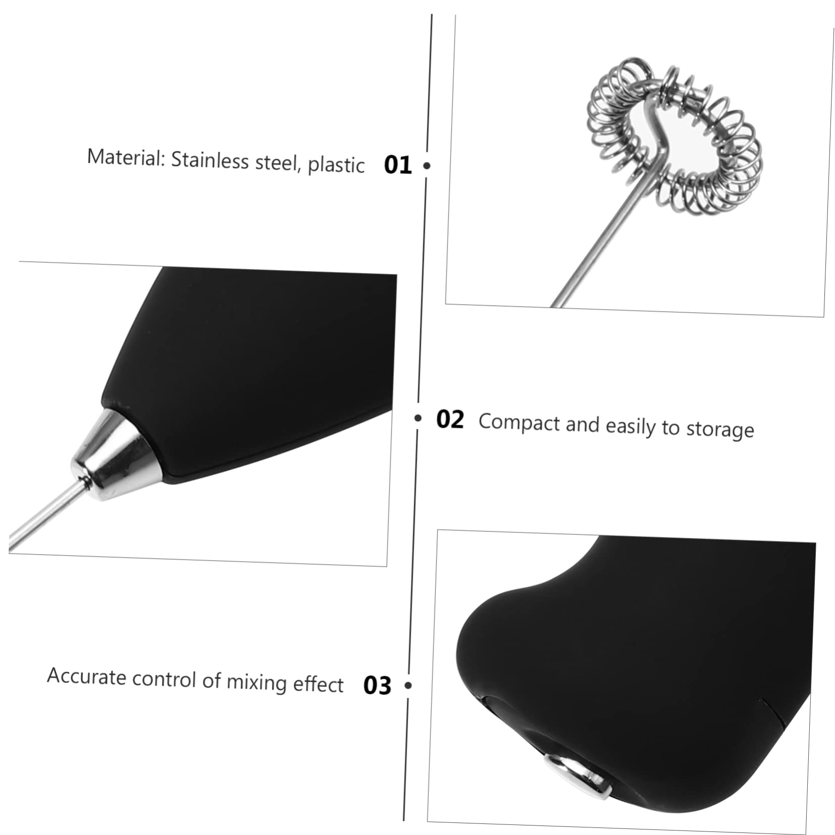 Unomor 1pc Electric Mixer Automatic Blender for Home Baking and Cooking Efficient Cream and Whisk for Cakes Salads and Desserts