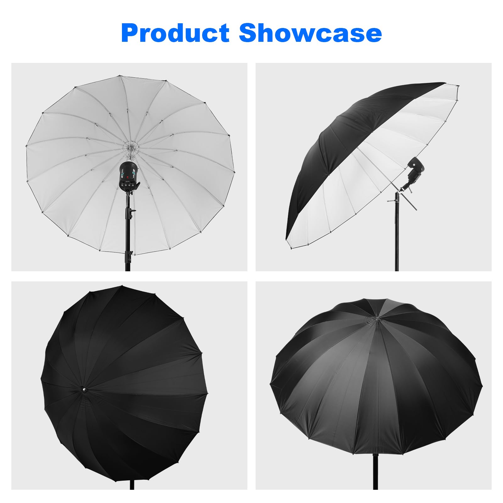 Amazon.com : Godox 75in 190cm White Reflective Umbrella Large