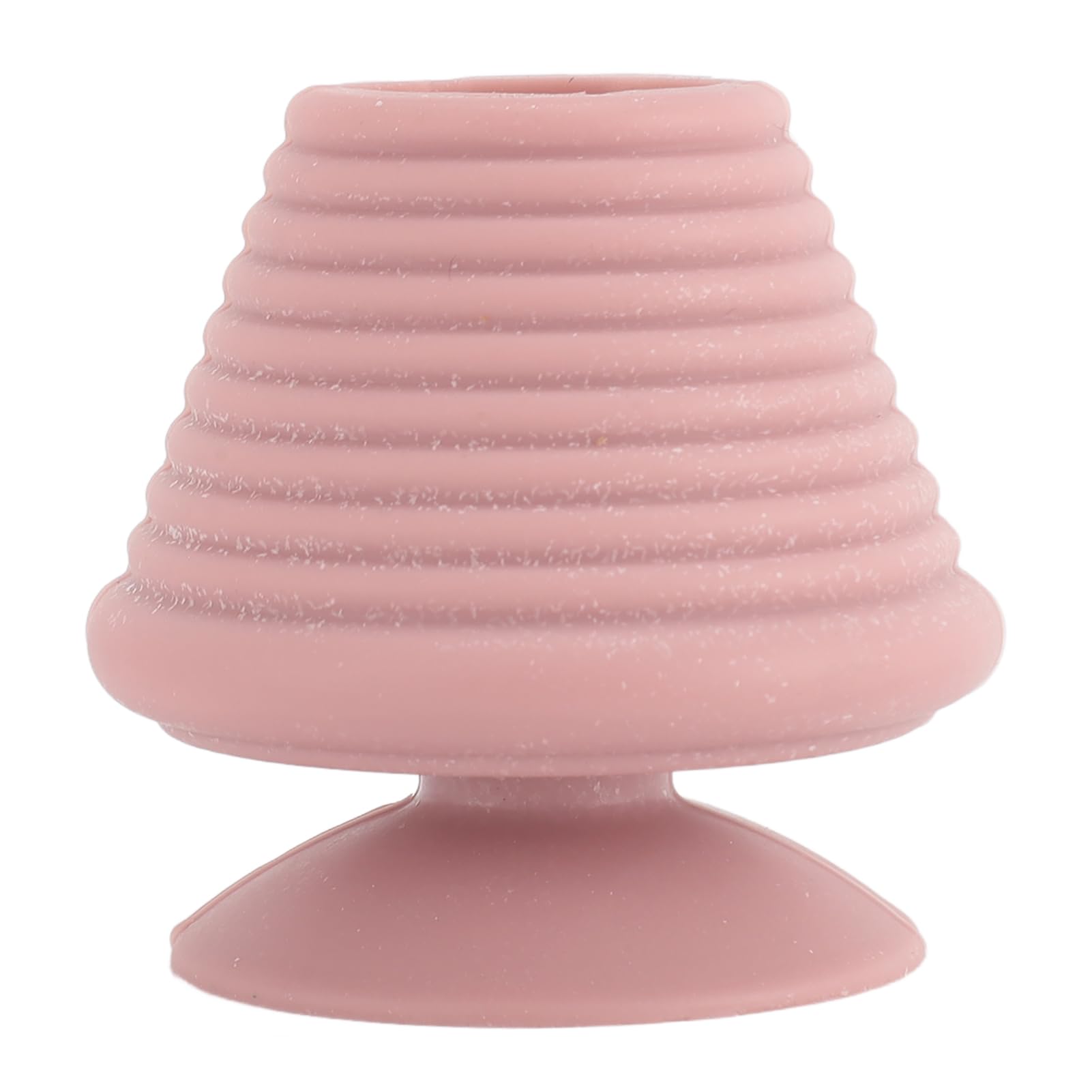 Bathtub Overflow Drain Cover Silicone Bathroom Overflow Drain Cover Tub Stopper with Suction Cup Bathtub Drain Stopper (Pink)