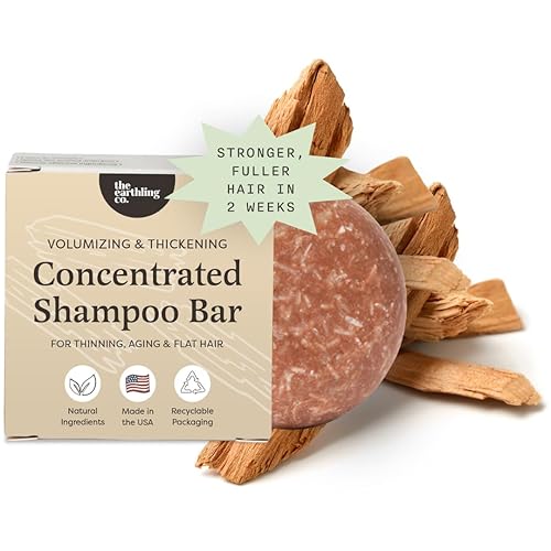 Miniatura 16 de The Earthling Co. Barra de champú voluminizante para engrosamiento del cabello, plenitud, fuerza y crecimiento del cabello, sulfato, silicona, sin