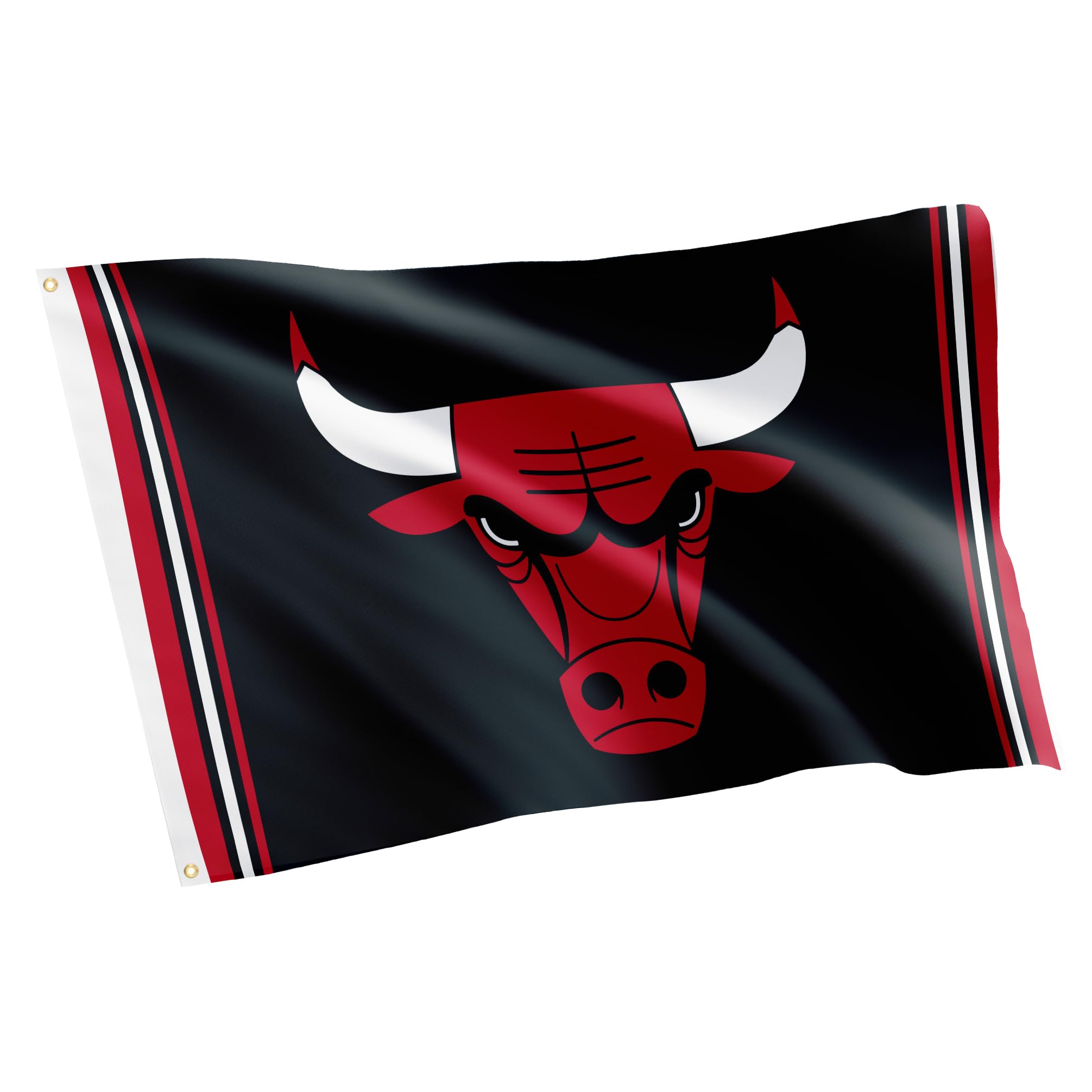 Desert Cactus Chicago Bulls CB Flag - 3 x 5 Feet Bulls Banner, Indoor/Outdoor Durable Fabric, 100% Polyester Design (Style L)