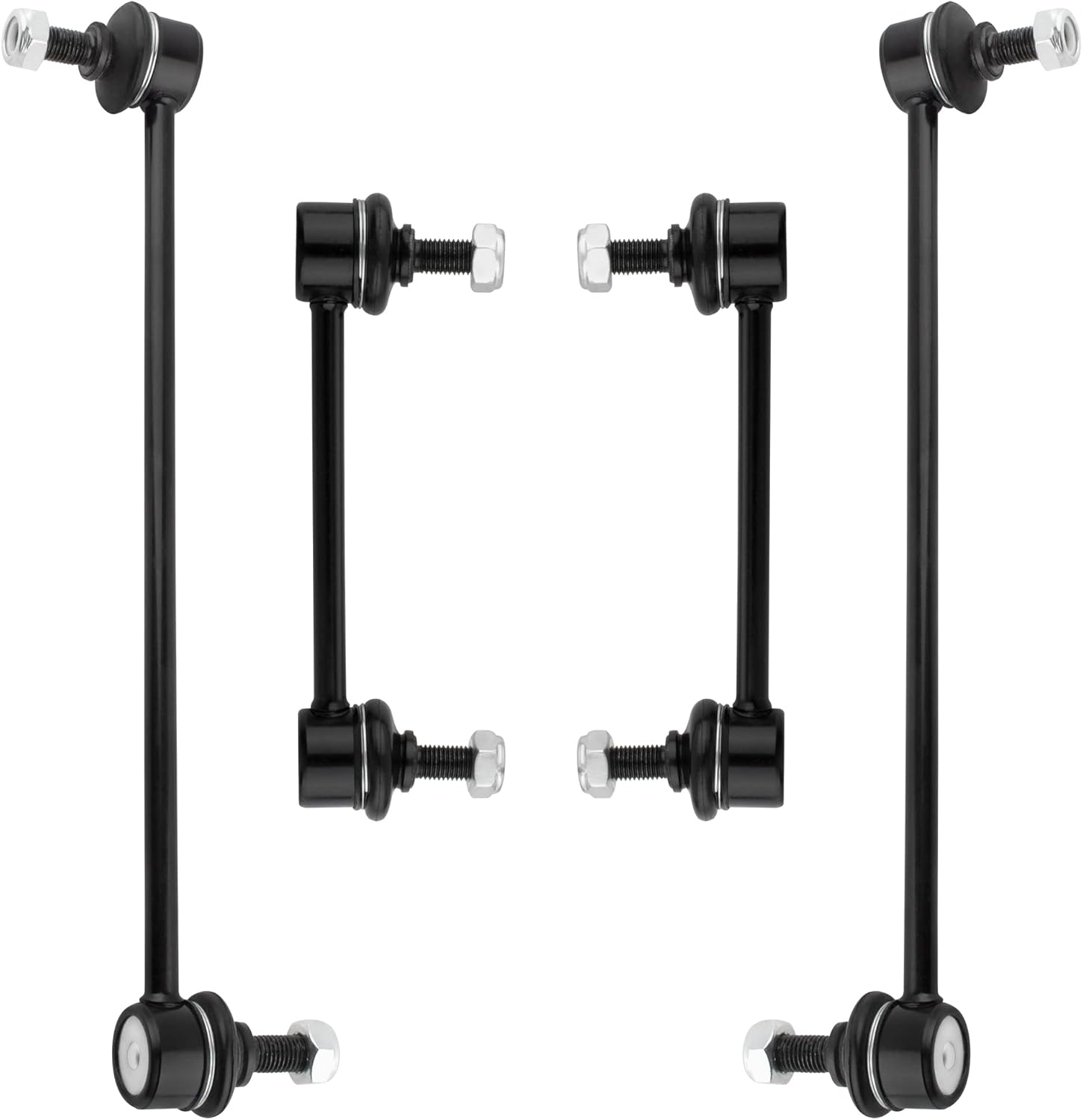 BOXI 4pcs Front & Rear Stabilizer Sway Bar End Links Fit for Mitsubishi Endeavor 2004 2005 2006 2007 2008 2009 2010 2011 Sport Utility 4-Door 3.8L V6 AWD (All-Wheel Drive) Models ONLY | K750148 K80296