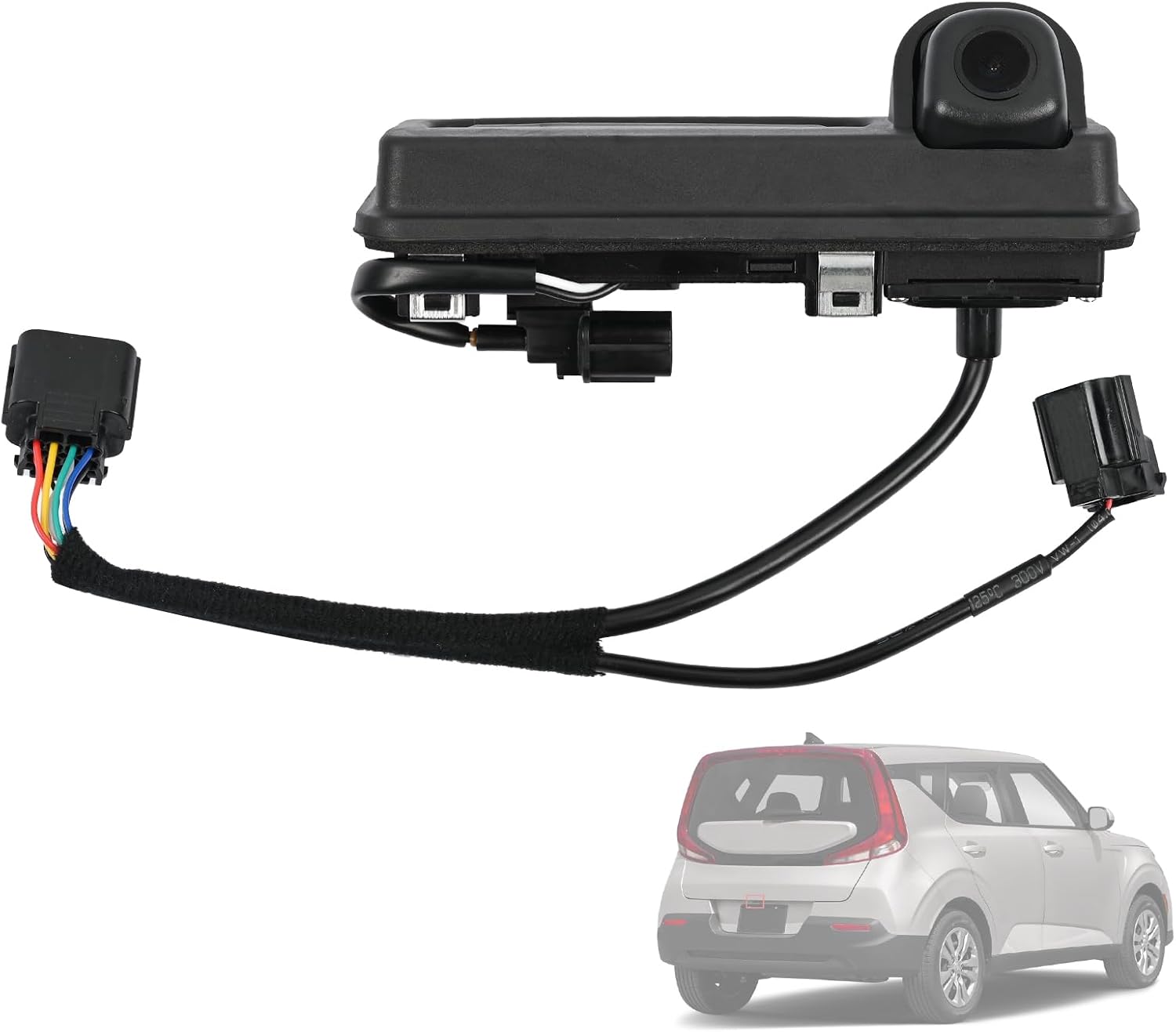 99240-K0000, Rear View Backup Camera Compatible with Kia Soul 2020 2021 2022 Car Tailgate Back Up Camera Pull Handle Assembly