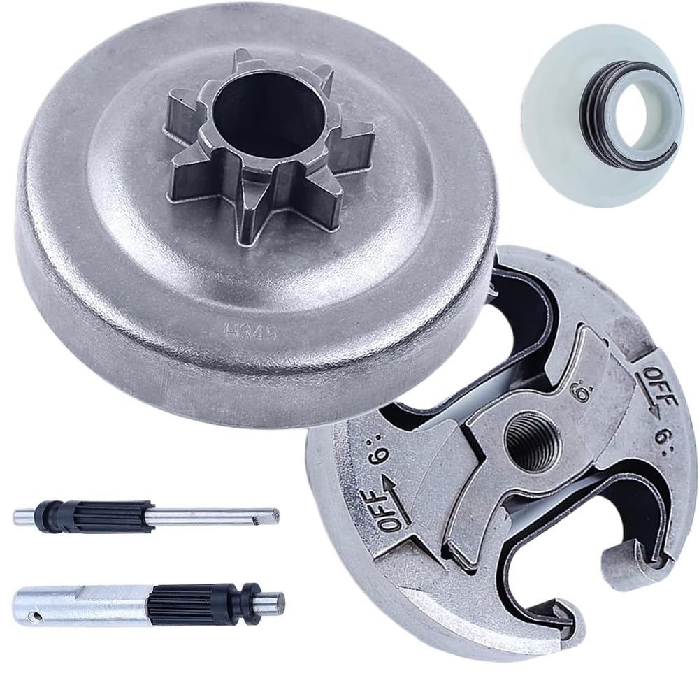 Frizione adatta for Husqvarna 350 340 345 445 450 450E 351 353 Motosega Tamburo Jardin Motosserra A Benzina