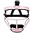 Dinictis Softball Face Mask, Lightweight, Comfortable, with Wide Field Vision, Durable and Safe Face Guards, Premium Protective Softball Fielder\'s Mask-Pink-Child(S)