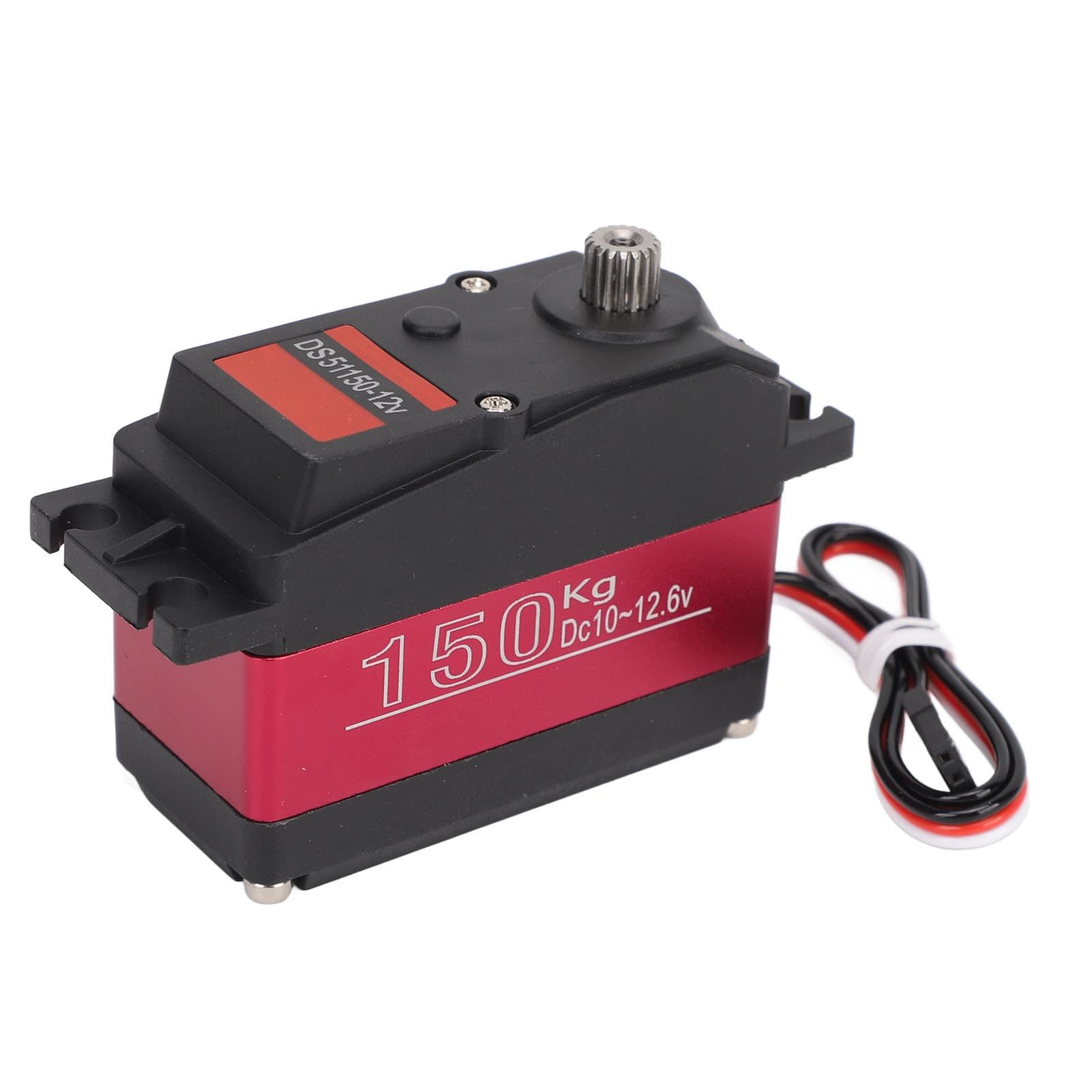 150 Kg DS51150 Digitales Servo IP66 Full Metal Gear RC -Servo mit 8T Aluminium -Oy -Arm für /5 RC -Autos und Robotik