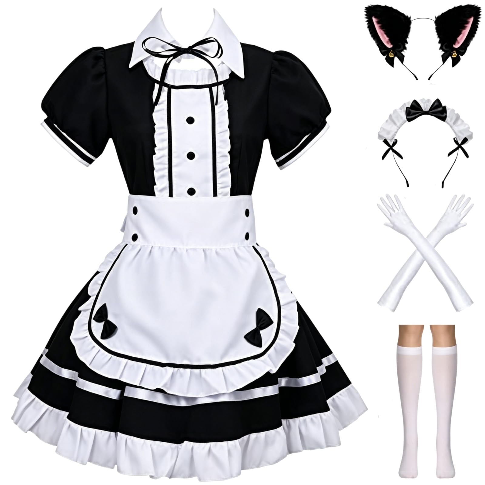 Costume de soubrette pour femme
