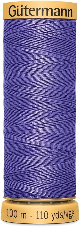 Gutermann 2T100C/424 | Dk Sage Green Cotton Sewing Thread | 100m