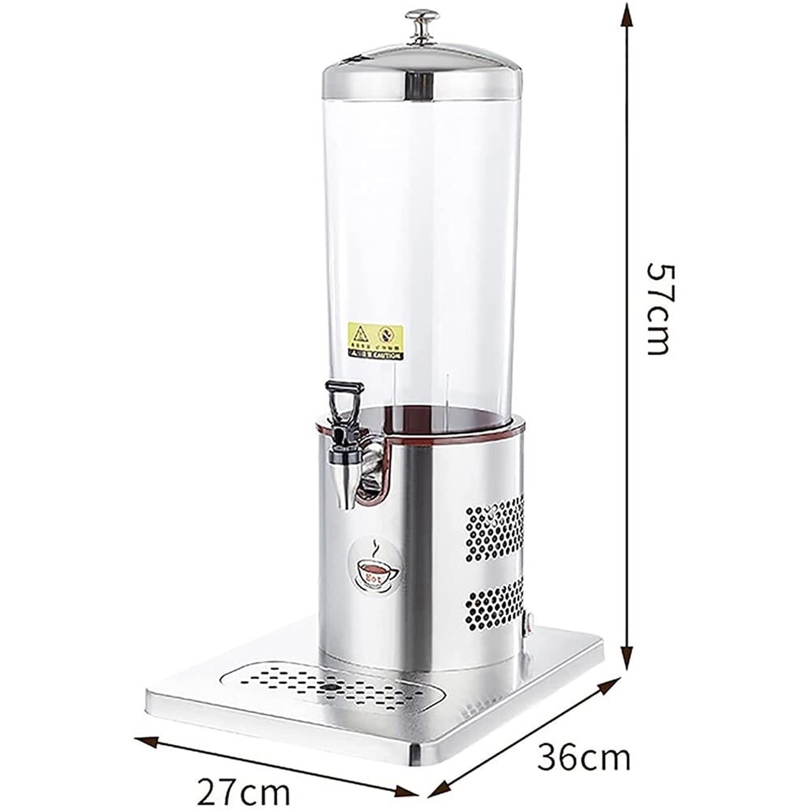 Dispensador De Agua De 6 Litros, Dispensadores De Bebidas Para Fiestas, Dispensadores De Bebidas Comerciales, Bandejas Antigoteo De Acero Inoxidable Para Limonada, Plástico, Color 1 - Calefacción