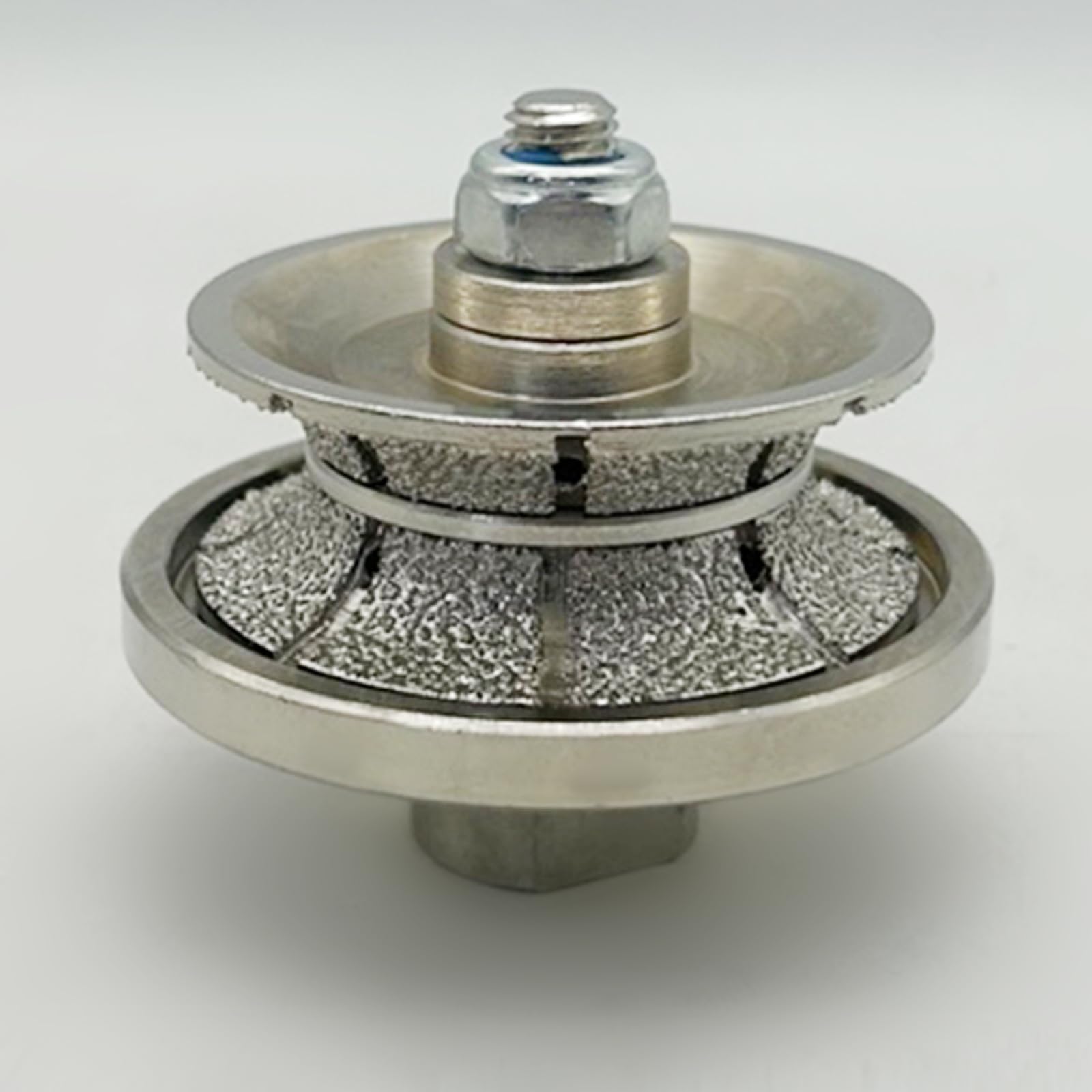 Diamond Edge Router Wheel V20 20 mm Bullnose M14 Fissaggio per piano di lavoro in granito, marmo e porcellana (V20)