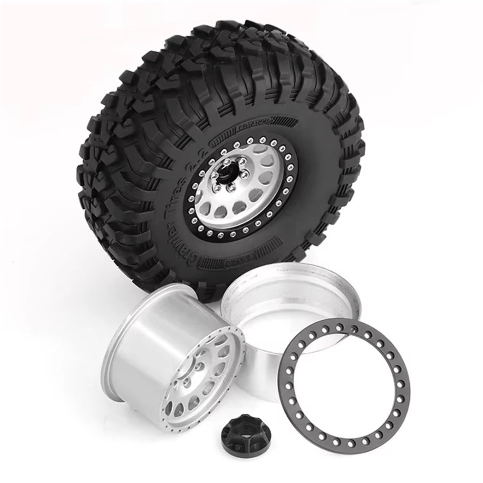 Pneumatico Cerchione Per Traxxas Per TRX4 YK4082 YK4083 1/10