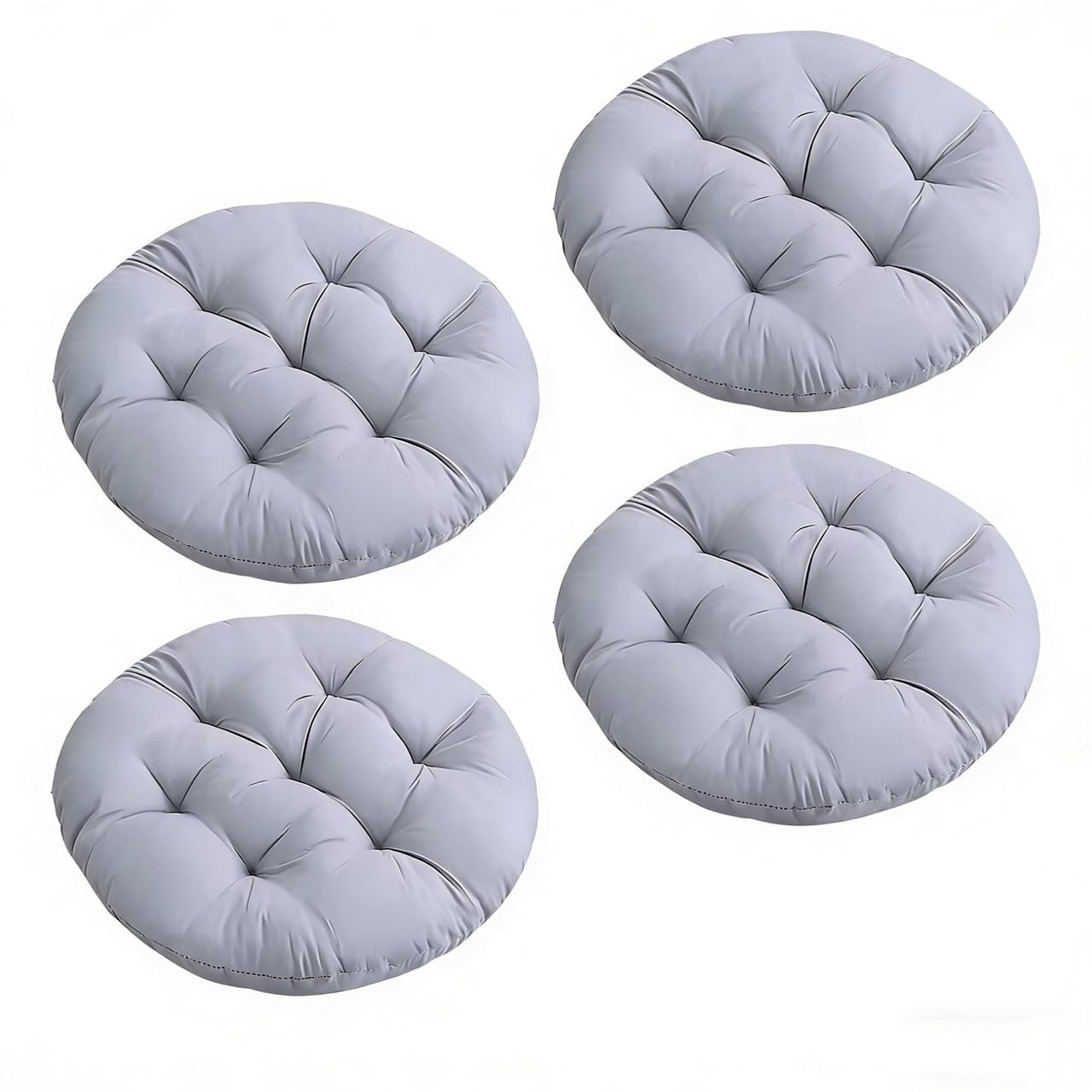 Cojines para silla con lazos juego de 4 piezas lavables para proteger muebles de jardín