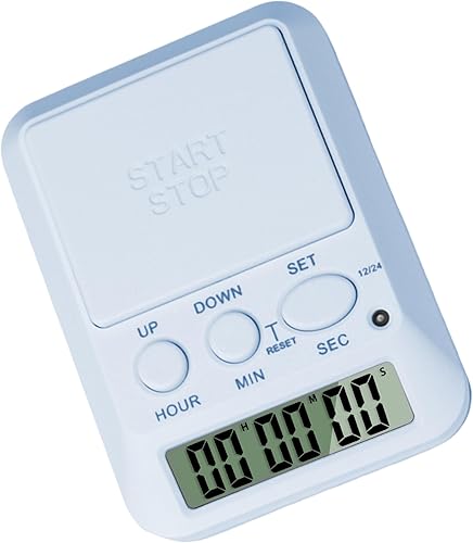 SURARK Temporizadores electrónicos multifunción, bonito temporizador digital para cocinar, descansar, gimnasio, reuniones, aula (batería AA no