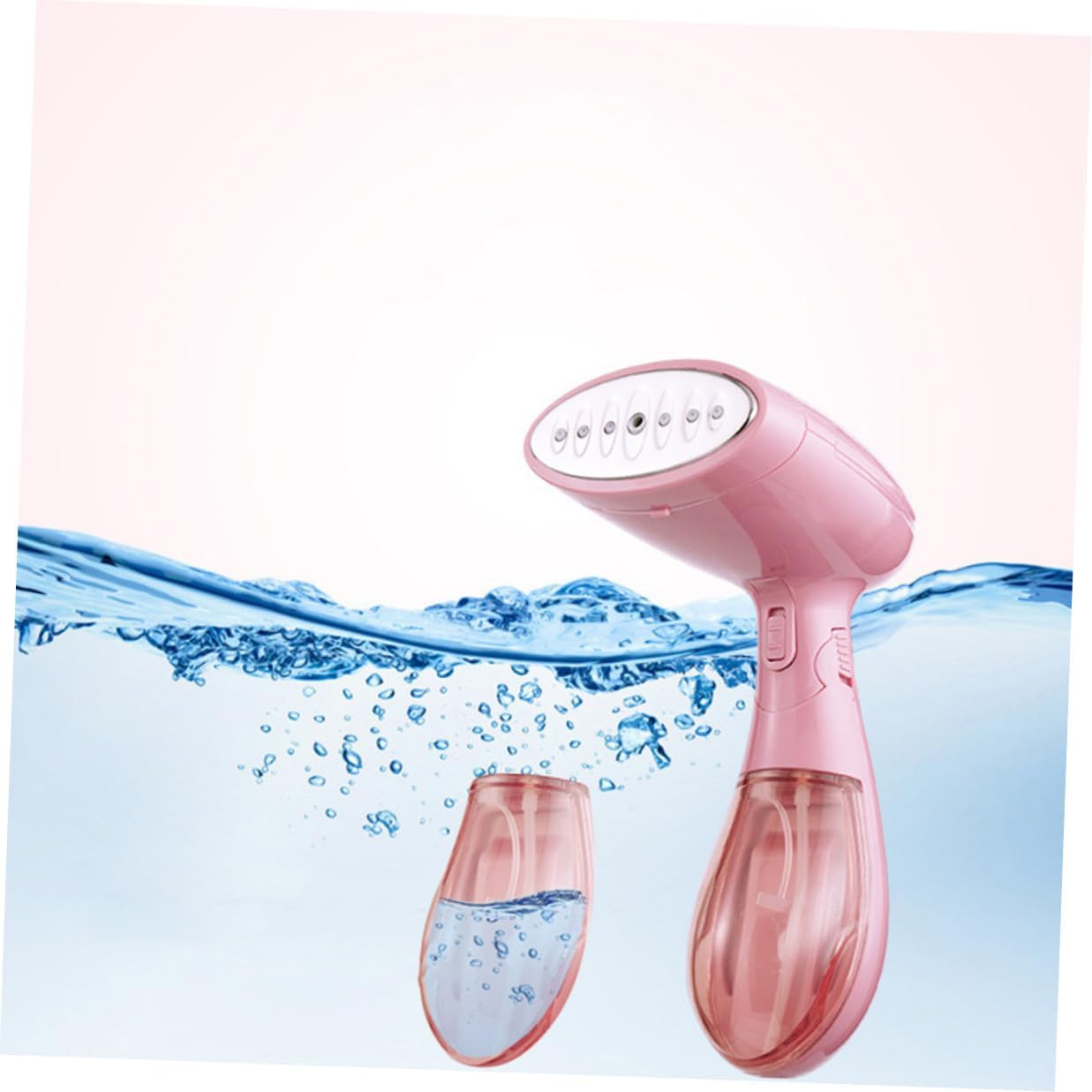 Angoily Portable Handheld Garment Steamer US Plug Dual-use Vertical Horizontal Wrinkle Remover for Clothes Curtains Wool Cotton Satin Linen Travel Home Use