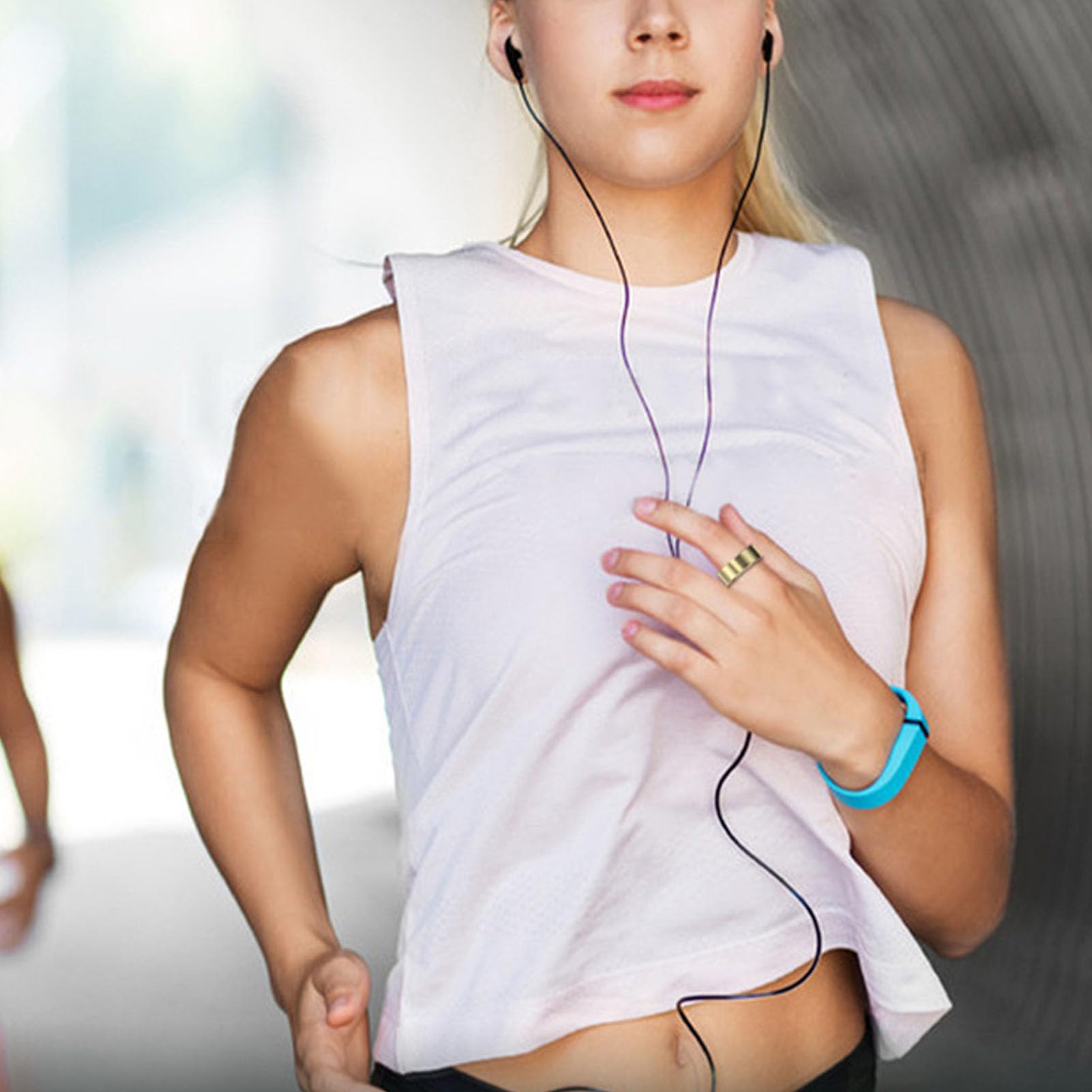 Septpenta Smart Ring Health Tracker, Indossabile Fitness Sonno Frequenza Cardiaca Rilevatore di Ossigeno nel Sangue Anello Intelligente, Anello alla Moda Ricaricabile Impermeabile(20)