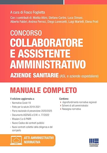 Concorso Collaboratore e Assistente amministrativo Aziende sanitarie (ASL e aziende ospedaliere)