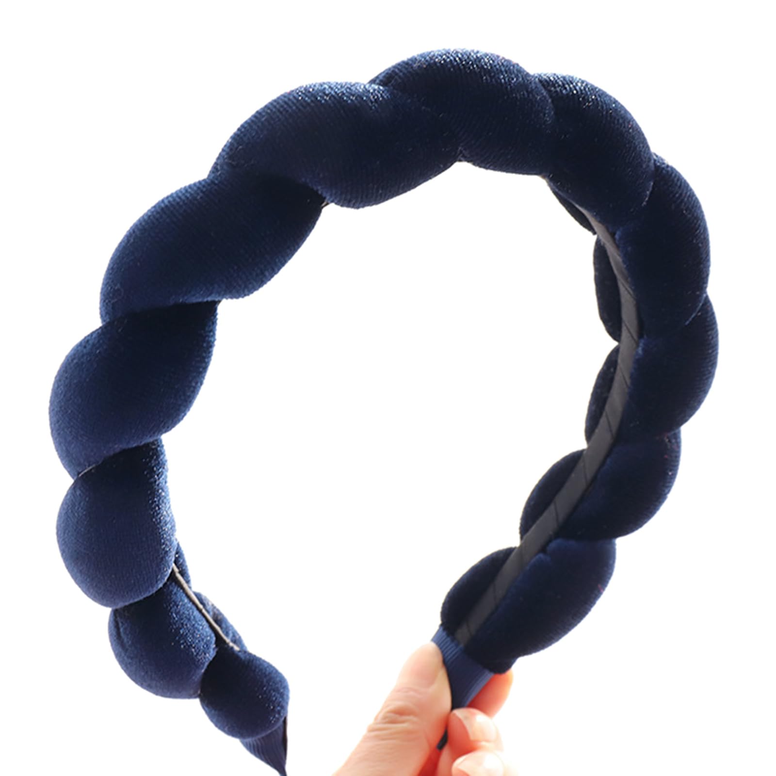 Fentency Braid Headband VelvetHeadband Sponge Headband Hair Hoop Spa Headband Wash Face Skincare Headband Makeup YogaSweatband