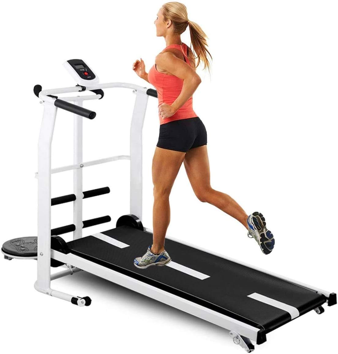 Caminadora Mecánica Plegable Compacta con Absorción de Impacto
