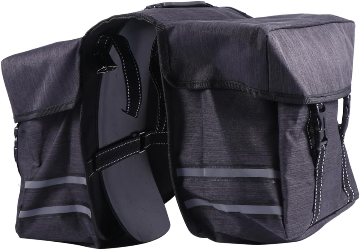 Large Capacity Bike Rear Rack Pannier Bag Double Tail Bag for Adult Bikes Cycling Accessories Side Pockets