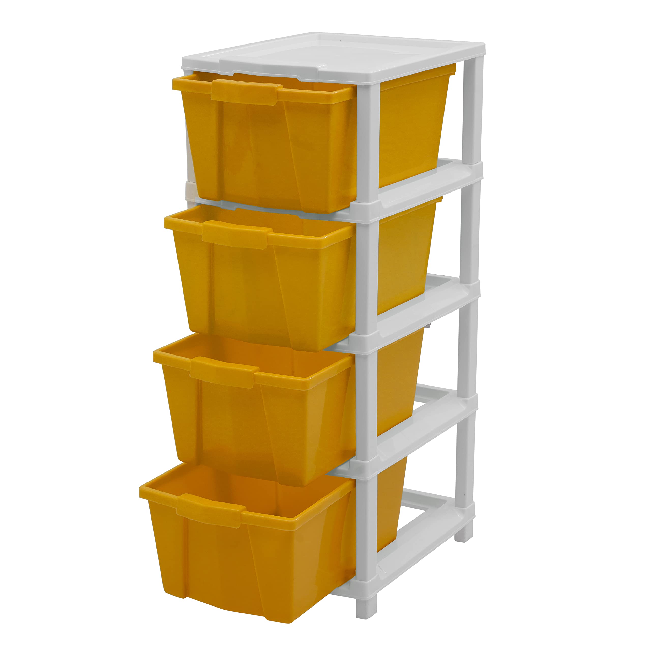 OAKNEST Supreme 4-Layer Plastic Chest of Drawer, Multipurpose