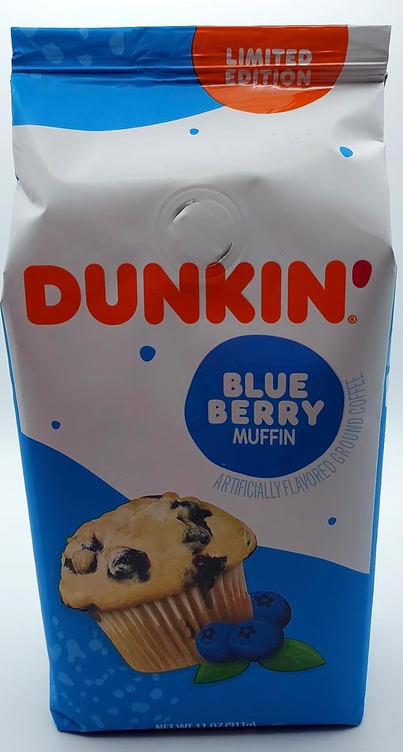 Dunkin Blue Berry Muffin Limited Edition Coffee (Blueberry