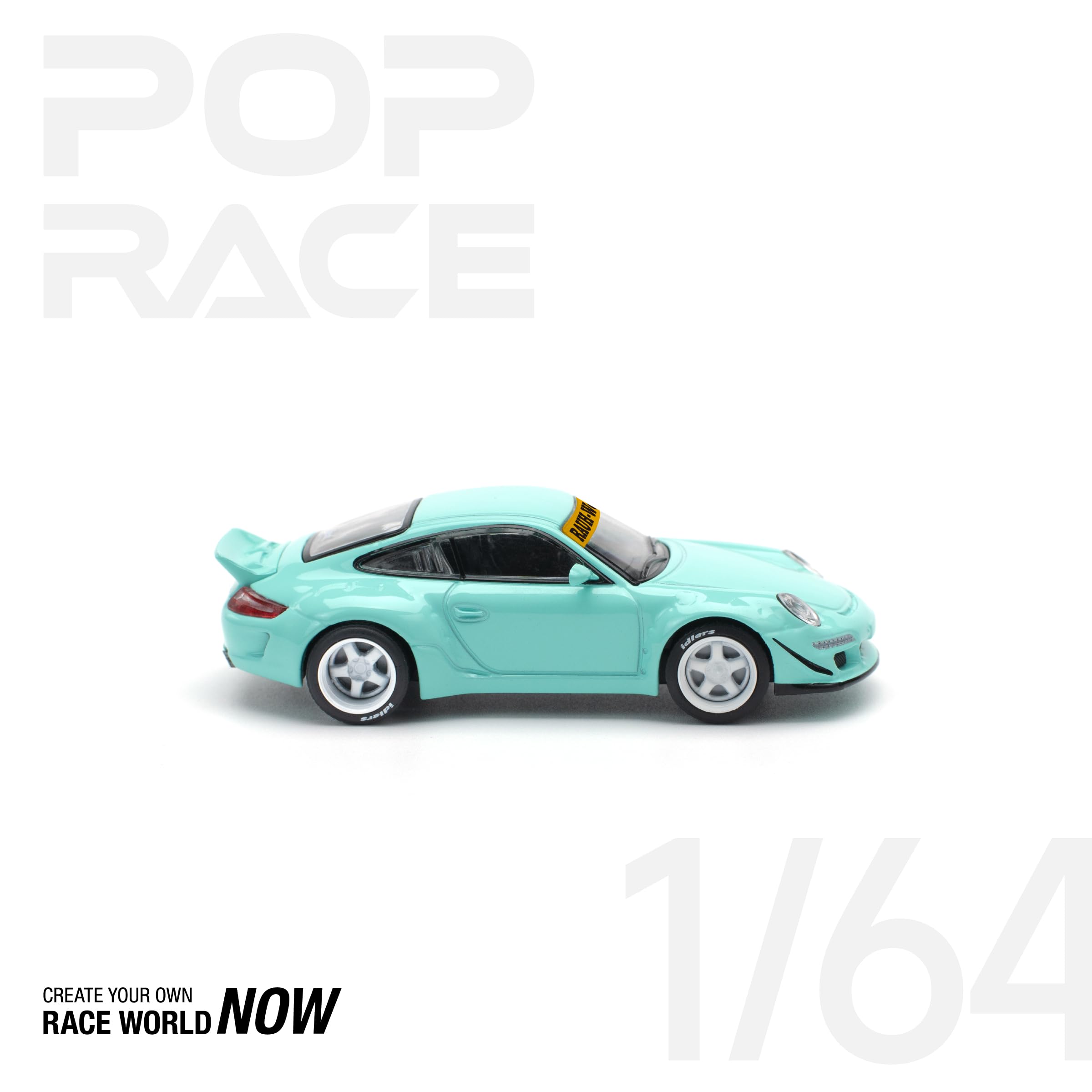 Amazon | POP RACE 1/64 RWB 997 ティファニーブルー 完成品 PR640237