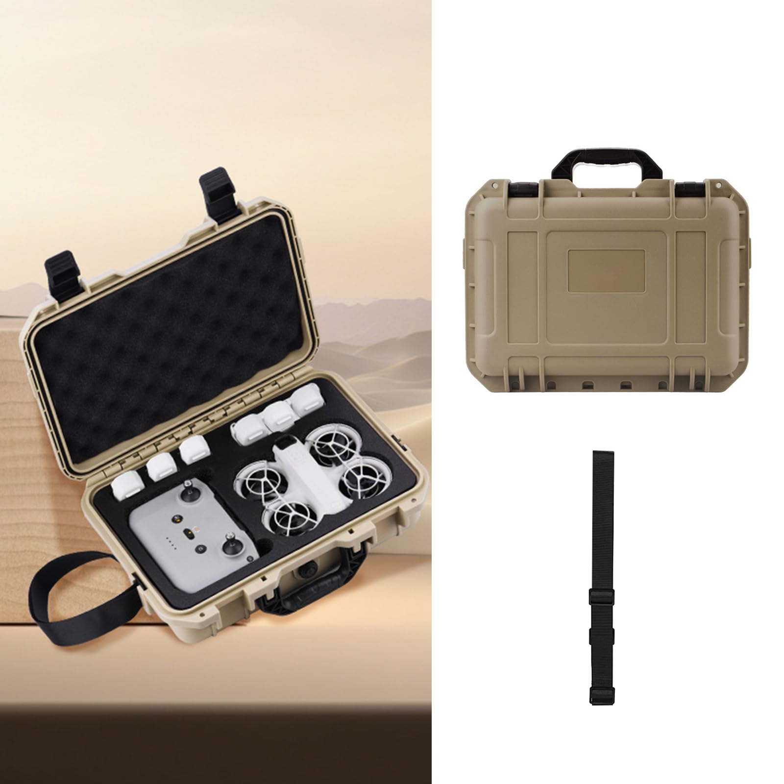 Funda rígida para llevar bolsa de viaje portátil, almacenamiento para accesorios de control remoto