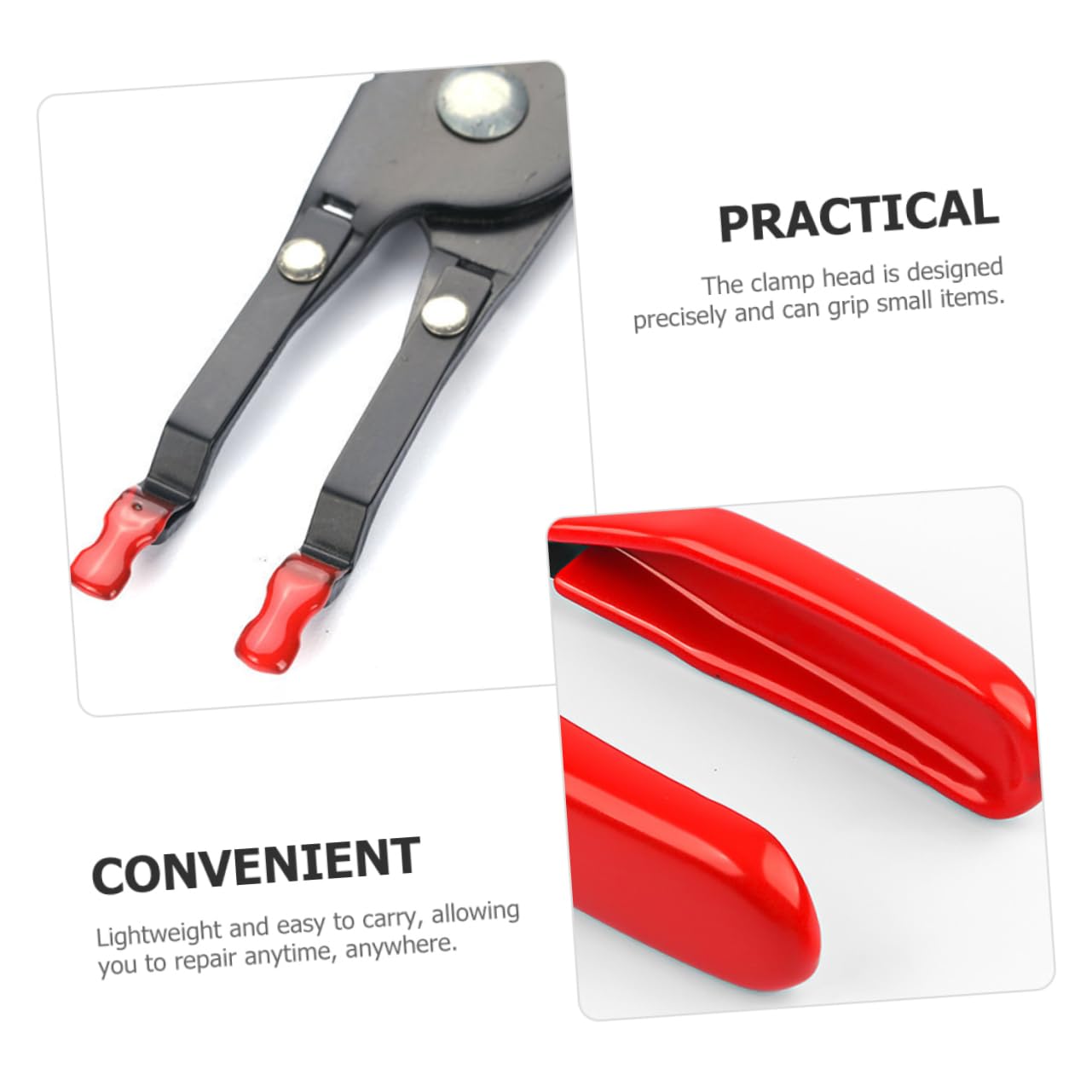 TOBBOMEY Adjustable Locking Holding Clamp Vehicle Soldering Aid Plier Welding Pliers Adjustable Welding Tool Locking Pliers Locking Welding Soldering Clamps Black Manganese Steel Head