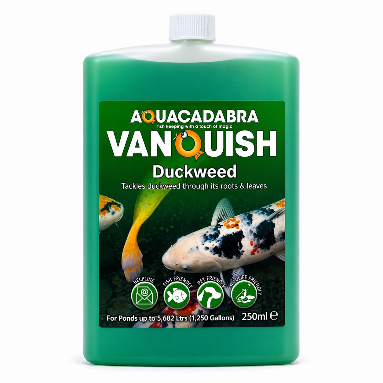 Aquacadabra Vanquish Duckweed Remover Pond Water Treatment 250ml Algae