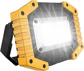 LED Mechanic Light - 2000 Lumen Bight Worklight with 3 Lighting Modes | Multifunctional Camping Lights for Outdoors and Indoors, Waterproof Job Site Lighting Aezon