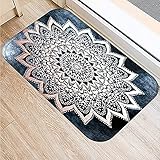 Esta práctica alfombrilla antipolvo se puede utilizar como alfombrilla interior o exterior para puertas, pasillos, entradas, cocinas, dormitorios, terrazas, porches, umbrales de puertas o porches.