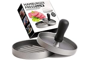 Hamburger Patty Maker Mold Ring: Craft Perfect Non-Stick Burger Patties with Ease!