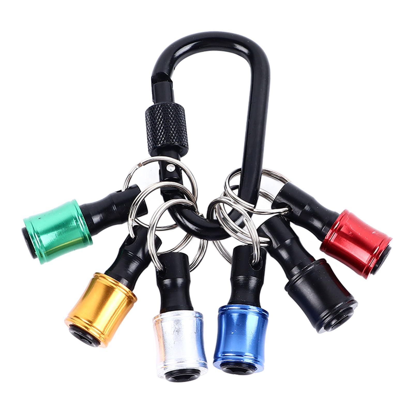 Keychain Keychain Drill Screw Adapter 1/4in Hex Shank Bit Holder Portable Fast Change Bar