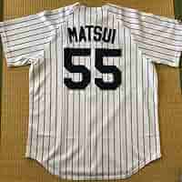 00's majesticニューヨークヤンキース　松井秀喜　ユニフォーム 00's Majestic ニューヨークヤンキース ''松井秀喜 '' 両面