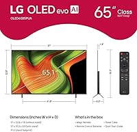 Vista 3 de LG Televisor inteligente OLED OLED65B3PUA de 65 pulgadas serie B3 de 65 pulgadas - TV 4K alimentado por AI, Alexa incorporado (renovado)